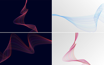enhance your presentation with this set of 4 vector image