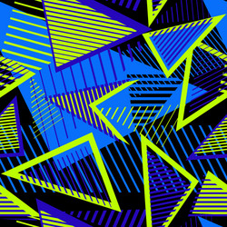 Geometric Neon Abstract Pattern vector image