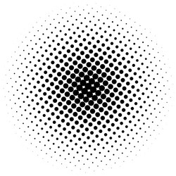 halftone element abstract geometric graphic vector image