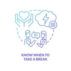 Break pattern concept icon Royalty Free Vector Image