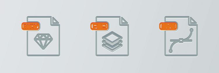 set line svg file document ruby and psd icon vector image