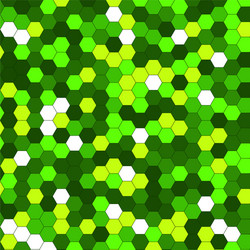 abstract background of multicolored hexagon vector image