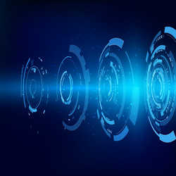 Abstract futuristic background technology sci fi Vector Image
