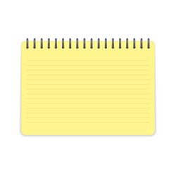 notebook memo notepad templates vector image