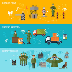 Soldier in the service or border guard Royalty Free Vector