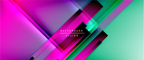 dynamic lines on fluid color gradient trendy vector image