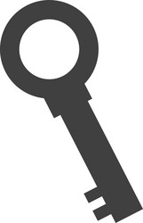 old key security object vector image