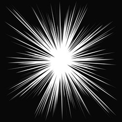 Radial radiating dynamic rays beams lines vector