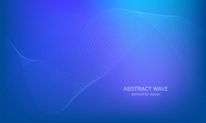 abstract wave element for design digital vector image