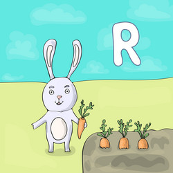 Alphabet letter l and lion abc book Royalty Free Vector