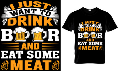 BBQ T-Shirt Collection Vector Image