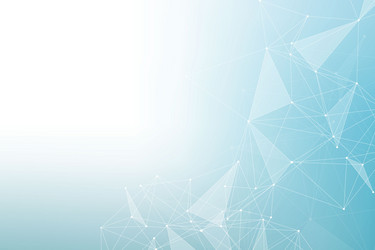 geometric abstract background with connected line vector image