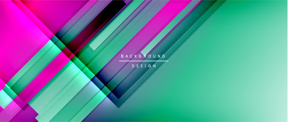 Fluid Color Gradient Lines vector image