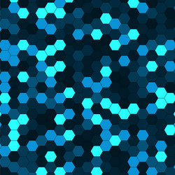 abstract background of multicolored hexagon vector image
