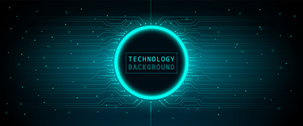 abstract data security cyber connection vector image