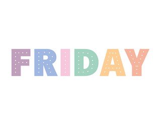 Purple friday lettering Royalty Free Vector Image