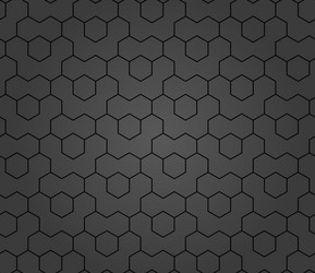 seamless abstract pattern with hexagonal vector image