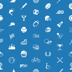 Sport Seamless Pattern Royalty Free Vector Image