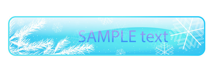 christmas web button sticker holiday card vector