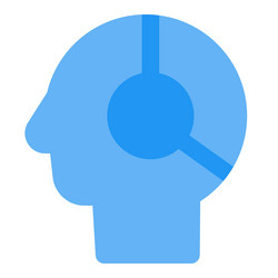 artificial intelligence smart programmable robot vector image