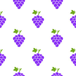 grape seamless pattern flat graphic background vector image