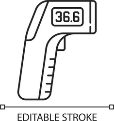 Infrared Thermometer Icon vector image