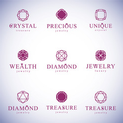 set of abstract geometric shapes best for use vector image