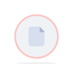 document file basic ui abstract circle background vector image