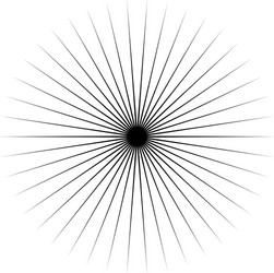 radial lines element geometric background pattern vector image