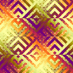 seamless pattern background of a triangles vector image