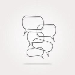 abstract cloud on web icon button isolated vector image