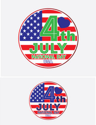 4th of july independence day Vector Image
