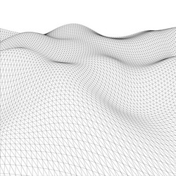 Abstract Wireframe Grid Pattern vector image