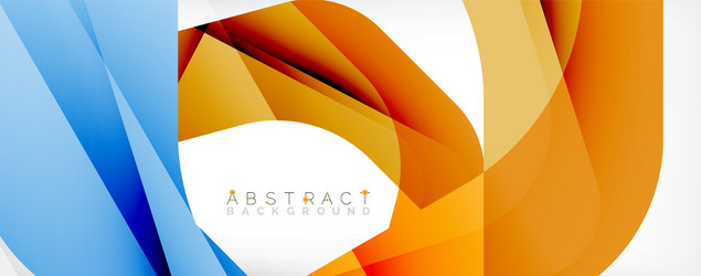minimal abstract background - color overlapping vector image