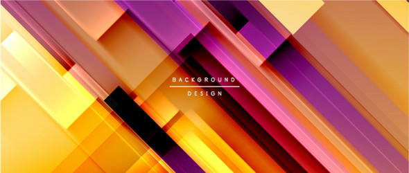 dynamic lines on fluid color gradient trendy vector image