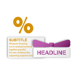 Abstract paper infographic internal and external Vector Image