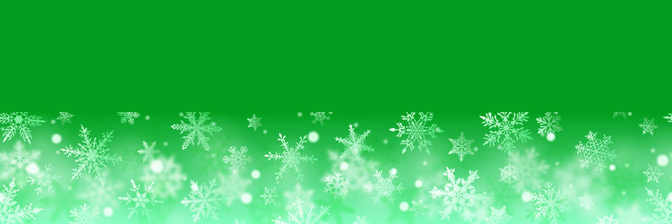 Christmas banner snowflakes vector