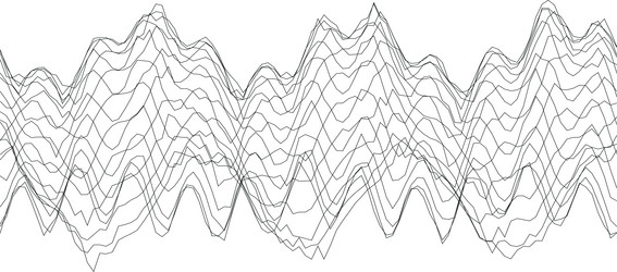 abstract dynamic waveform pattern for modern vector image