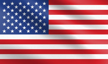 United States Flag on Paper Texture Vector Image