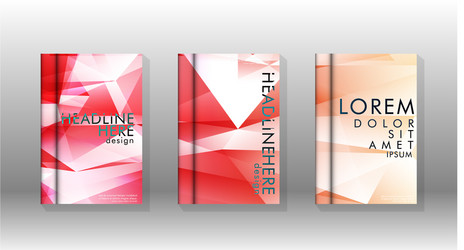 abstract colorful and triangular background ready vector image