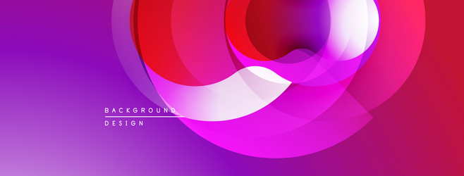 abstract vibrant layers create dynamic vector image