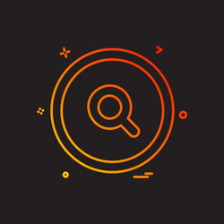 user interface button icon design vector image
