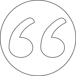 Comma icon Royalty Free Vector Image - VectorStock