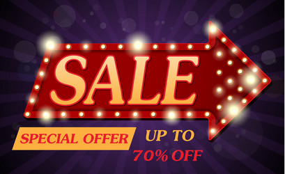 Sale banner and best offer design vector