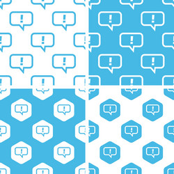 answer message patterns set vector image