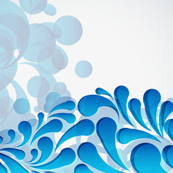 Water drops vector