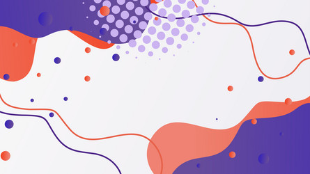 abstract gradient dynamic fluid shapes background vector image