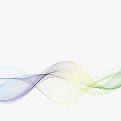 abstract motion smooth color wave curve vector