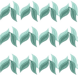 isolated minimalistic seamless pattern with blue vector image