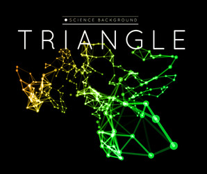 abstract network connection background vector image